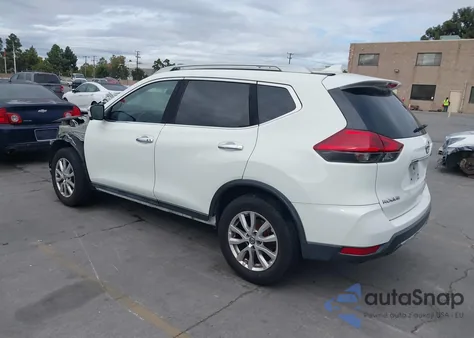 2017 Nissan Rogue Sv z USA, uszkodzony, nr VIN 5N1AT2MN9HC774797